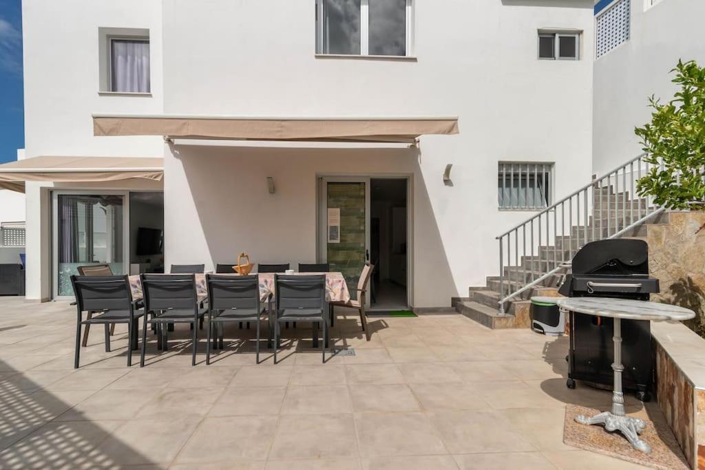 Big Villa Tauro With Private Heated Saltwater Pool & Jacuzzi & Bbq & Game Room & Arcade Games Mogán 외부 사진