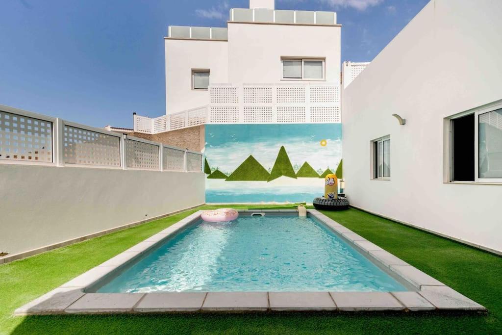 Big Villa Tauro With Private Heated Saltwater Pool & Jacuzzi & Bbq & Game Room & Arcade Games Mogán 외부 사진