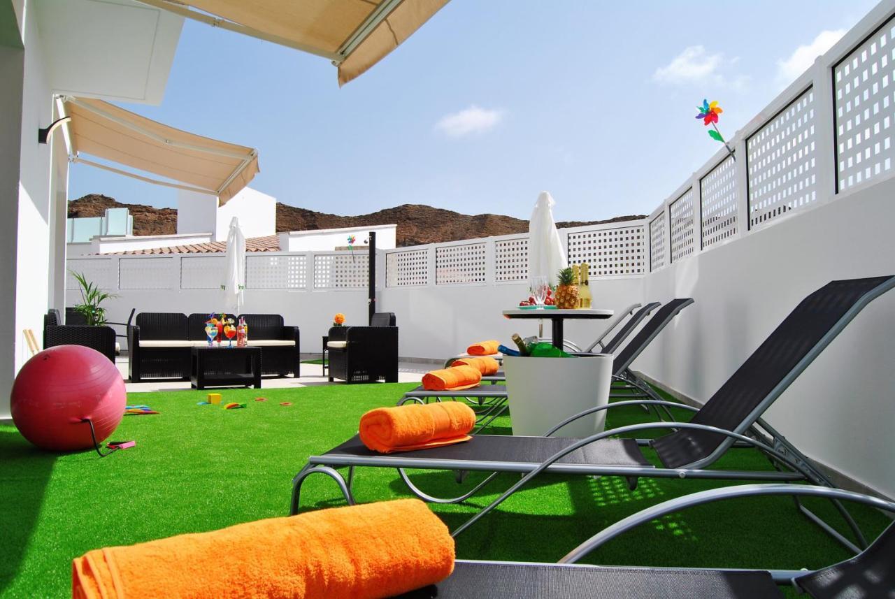Big Villa Tauro With Private Heated Saltwater Pool & Jacuzzi & Bbq & Game Room & Arcade Games Mogán 외부 사진